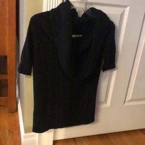 Loft black scoop neck sweater